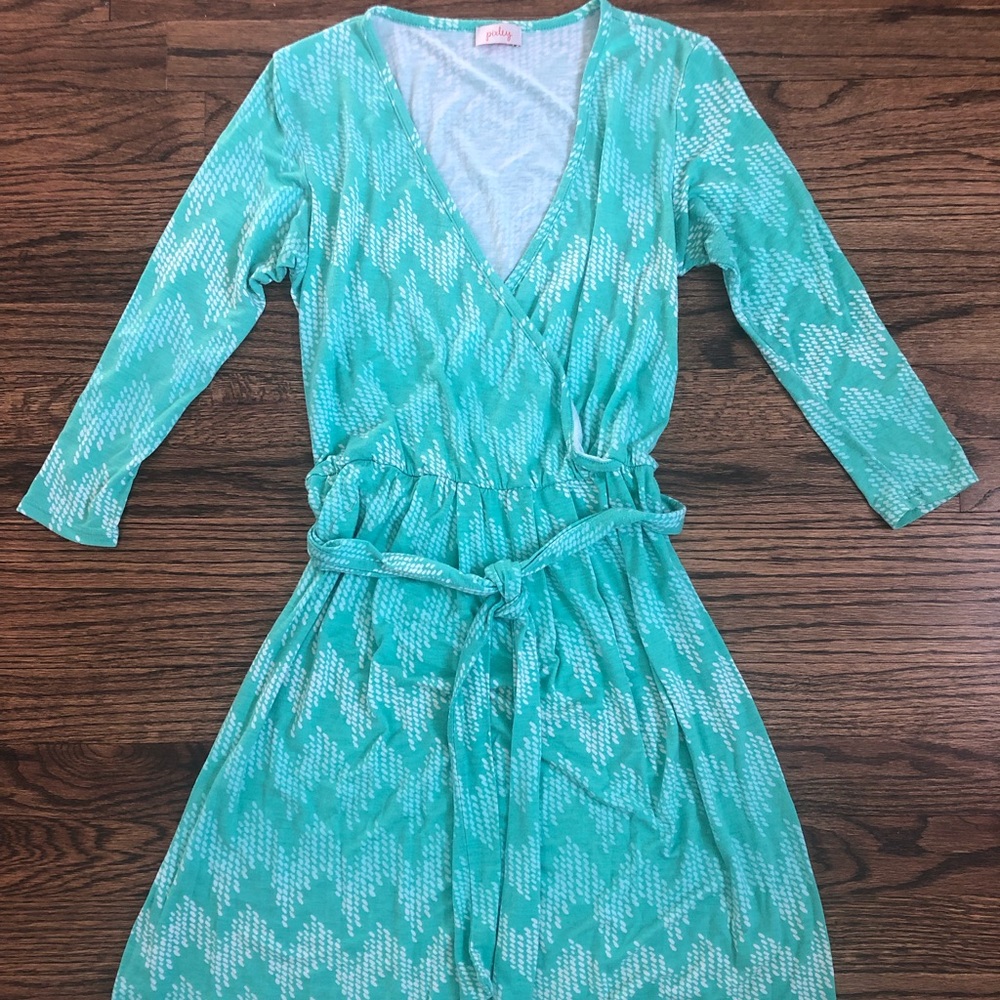 Green Wrap Dress from Stitch Fix